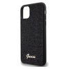 Guess GUHCN61PMSDGSK iPhone 11 / Xr 6.1 czarny/black hardcase Disco Metal Script